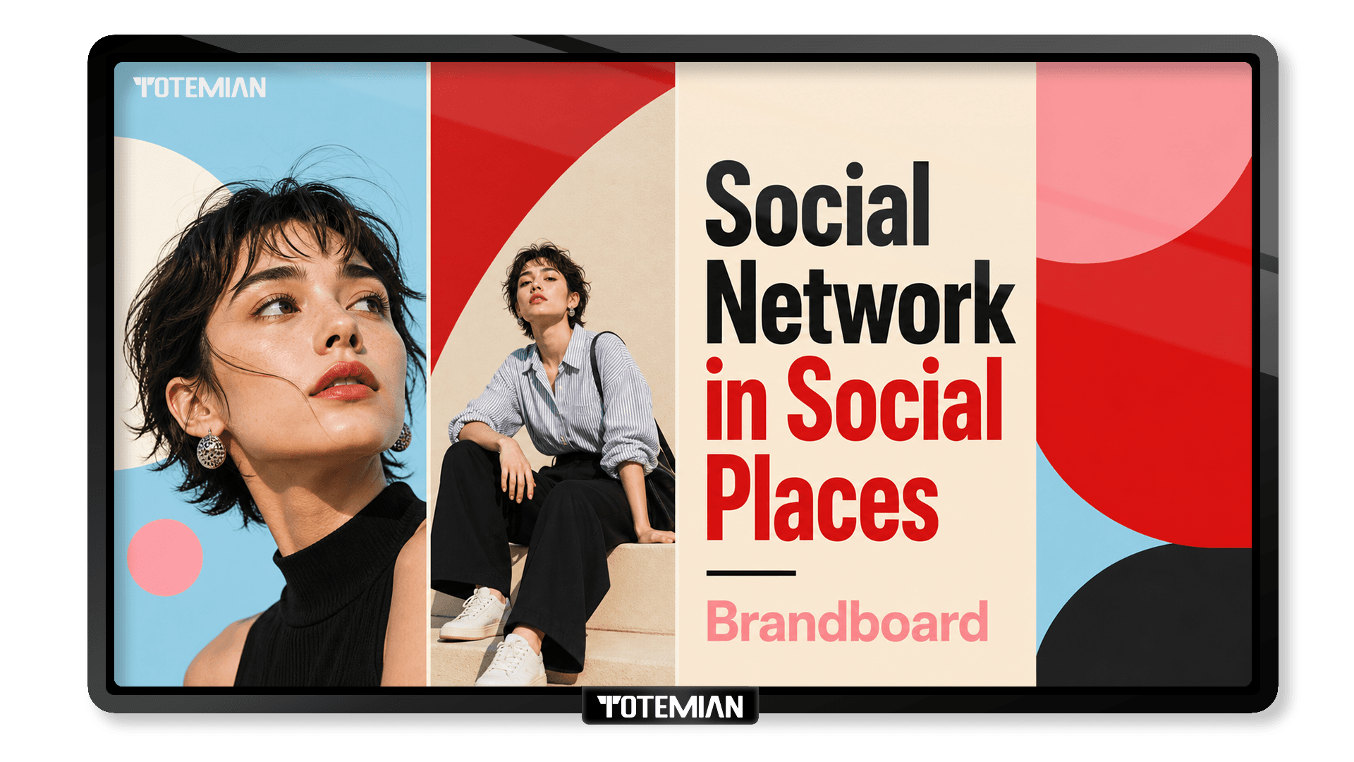 Totemian Brandboard illustrating transparent process