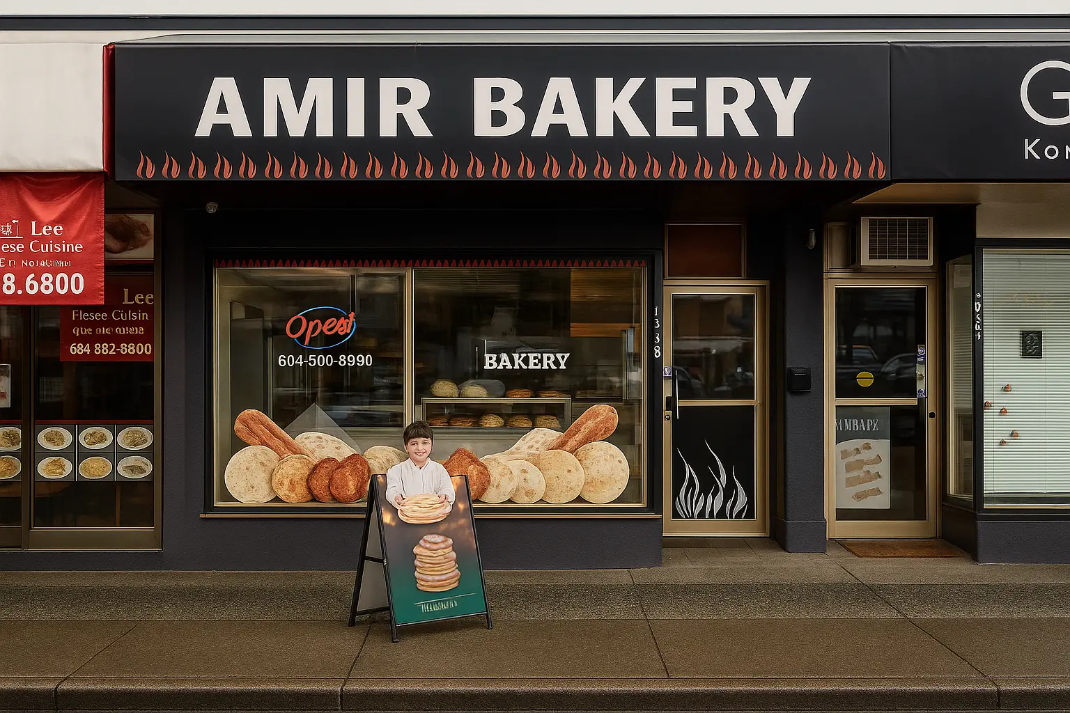 Amir Bakery campaign on Totemian screen