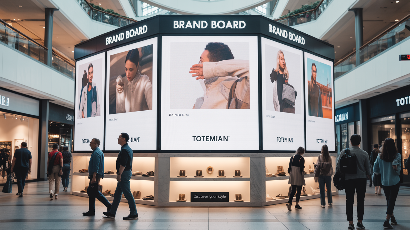 Commercial location with Totemian Brand Board
